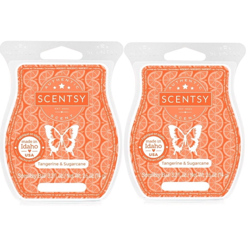 Scentsy Tangerine & Sugarcane - Set of 2